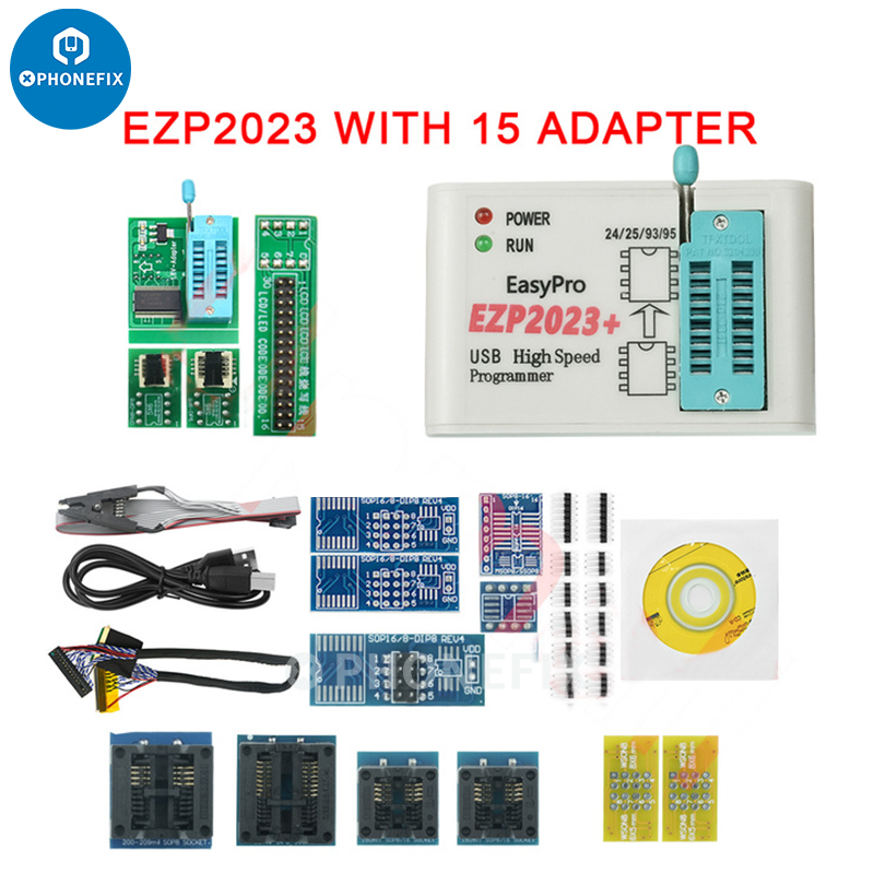 EZP2023 USB SPI Programmer Supports 24 25 26 93 95 EEPROM BIOS