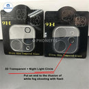 10Pcs 3D HD Camera Lens Tempered Glass Protector Film For iPhone
