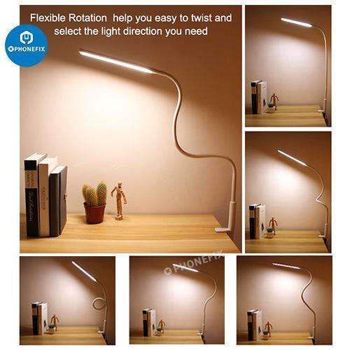 3 Lightning Modes Clamp Led light Work Study  Office lighting Lamp