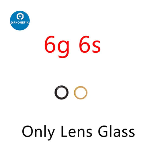 iphone 6 6s 7 7P 8 X Back Camera lens glass replacement parts