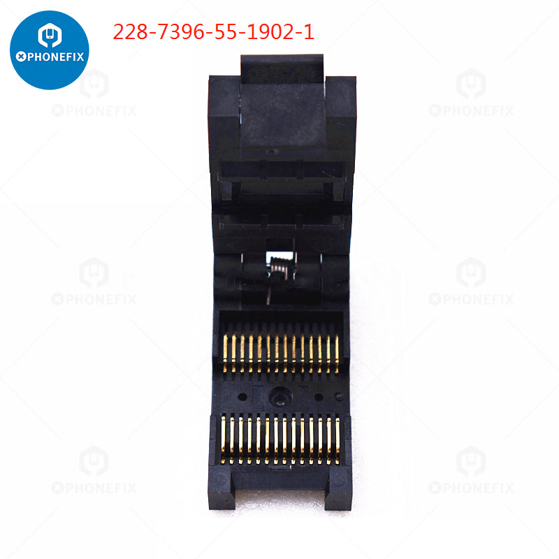 260-4204-01 228-7396-55-1902 Burn In Socket IC Chip Adapter Fixture