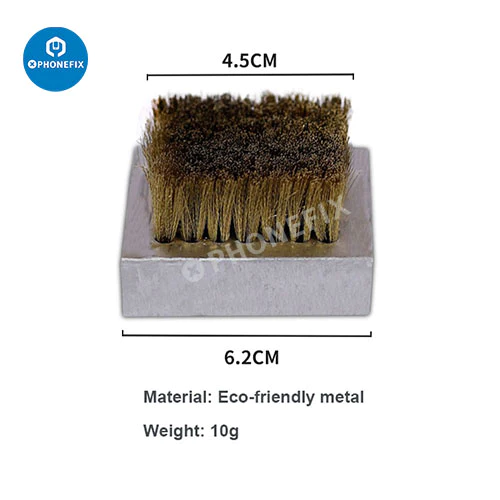 thumbnail image 2 of Rosin Flux 2PCs Soldering Iron Tip Cleaning Wire 599B Long Service Solder Tip Cleaner 2 of 13