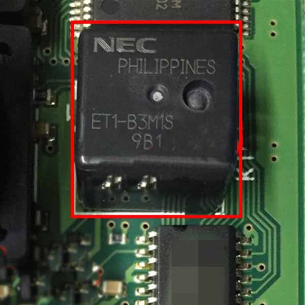 NEC ET1-B3M1S Car Computer Board ECU Programmer Relay Chip
