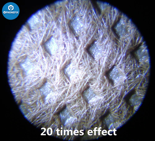 Mini Microscope 20-40X Pocket Magnifying Glass LED Light