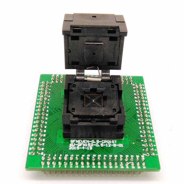 QFN48 IC test socket 7*7 0.5mm QFN48 Programming adapter