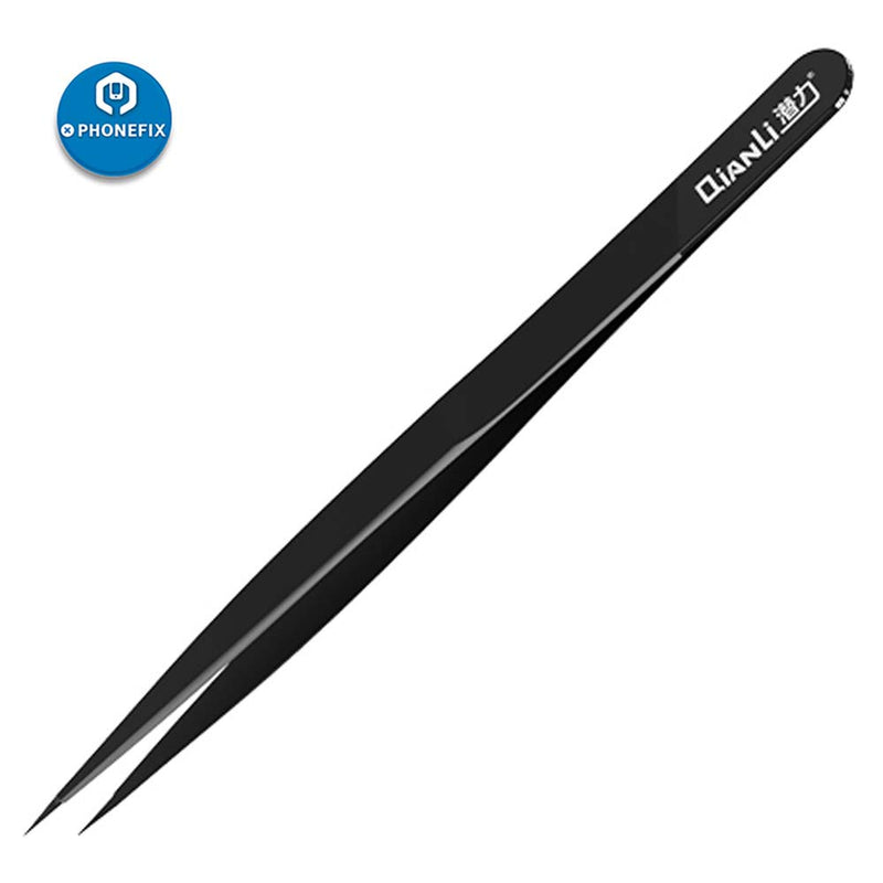 Qianli handmade non-magnetic stainless tweezers precision high hardness