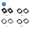 Home Button Rubber Gasket Adhesive Spacer for iPhone 6 7P