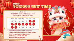 CHINA PHONEFIX 2025 Lunar New Year Holiday Notice
