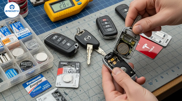 How to Replace Car Soldered Key Fob Battery