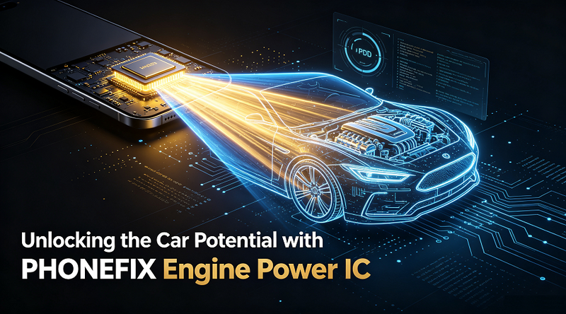 Unlocking the Car Potential with PHONEFIX Engine Power IC