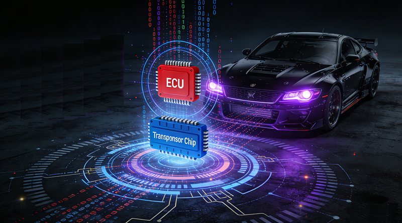 How Auto ECU Chip and Transponder Chip Cooperate to Keep Your Car Runn