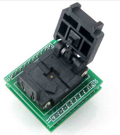 64 Qfn Socket Digikey QFN IC sockets universal QFN Programming Adapters