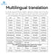RK-X7 Portable Multi Language Dual Screen Translator Machine