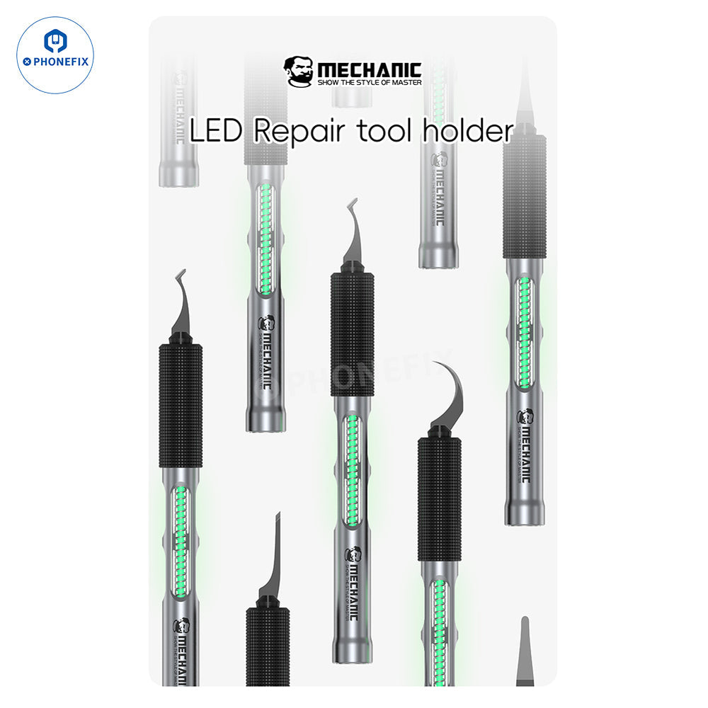 Manufacturing Rework Blade MECHANIC Degumming Rework Blade Set With LED Handle
