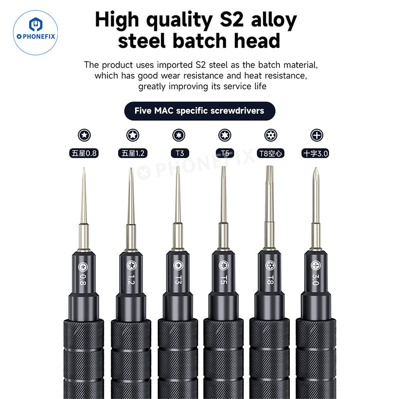 XZZ Precision Screwdriver Set iPad MacBook Laptop Repair