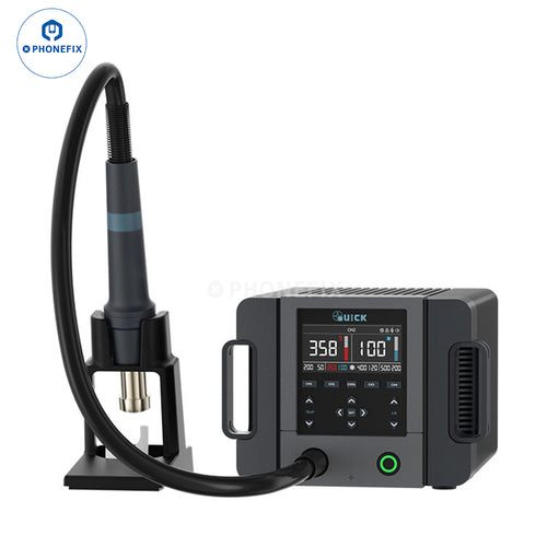 QUICK 861 Pro Smart Voice Control Hot Air Gun Rework Soldering Station