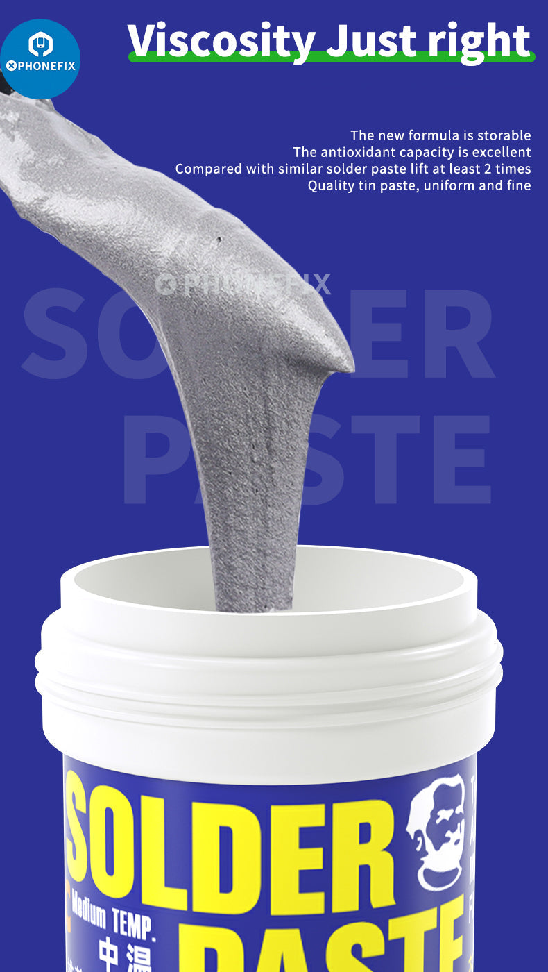 Low Middle High Temperature Solder Flux Paste DW50 ZC50 ZW50 GW50