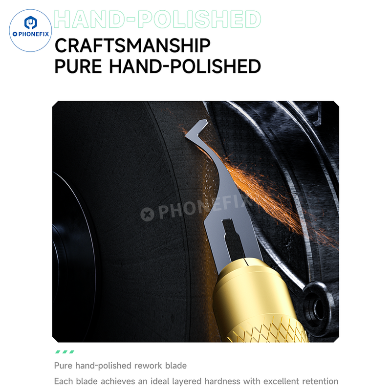 MECHANIC Degumming Rework Blade Set With LED Handle