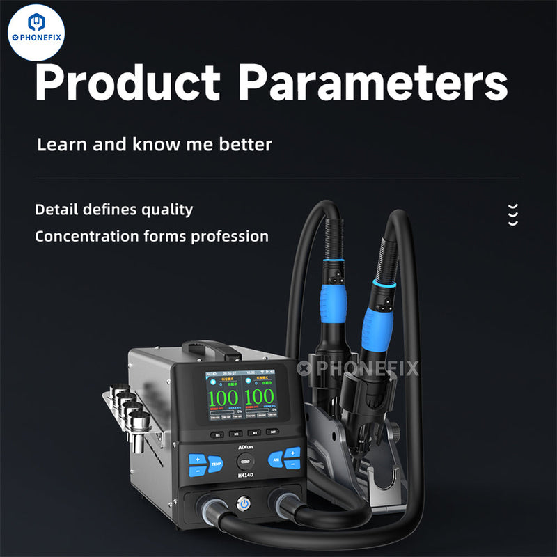 AiXun H314 Intelligent Digital Hot Air Gun Rework Station