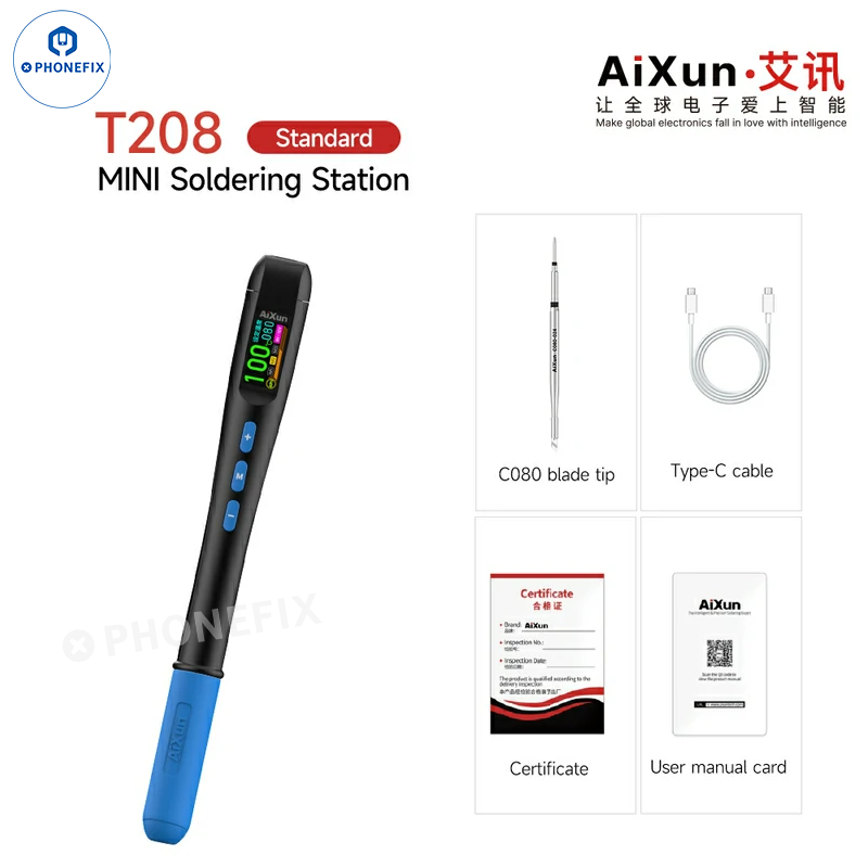AiXun T208 Portable Electric Wireless Soldering Iron