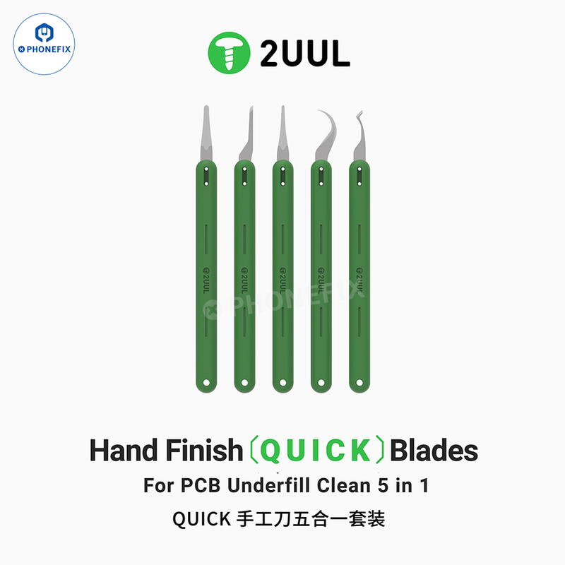 2UUL 5-in-1 Hand Finish QUICK Blades PCB Chip Repair
