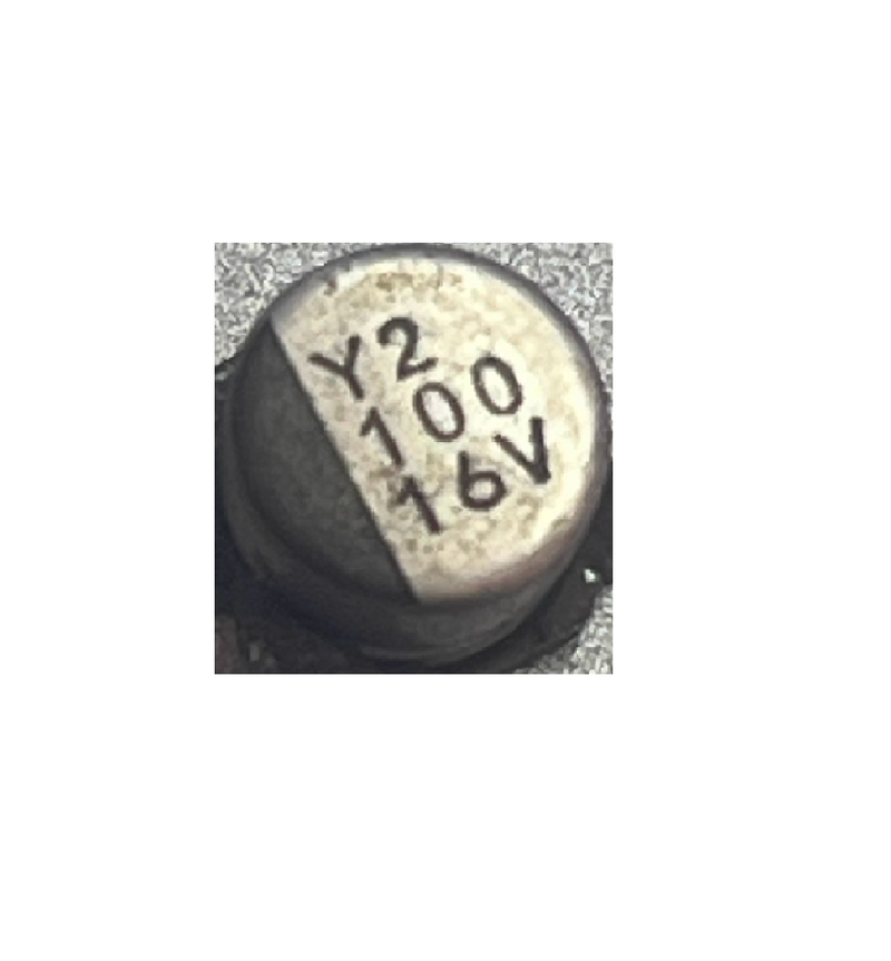 100UF16V Car Computer Board Capacitor ECU Chip