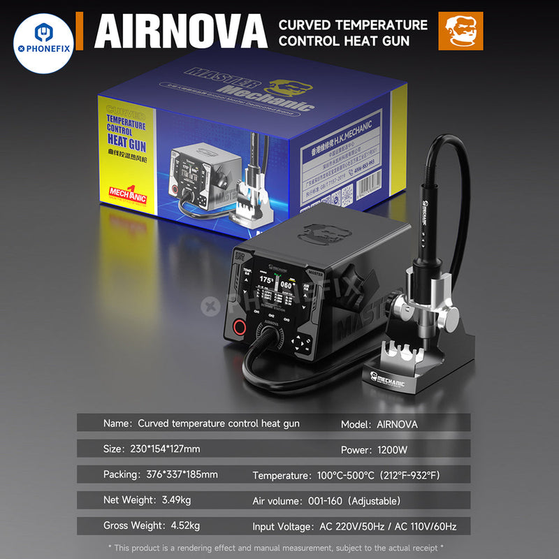 MECHANIC AIRNOVA Intelligent Temperature Hot Air Rework Station