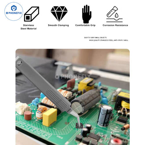 Ultra-fine Tipped  Tweezers  Auto ECU IC BGA Chip Clamping Tool
