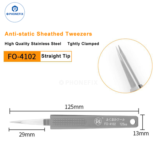 Ultra-fine Tipped  Tweezers  Auto ECU IC BGA Chip Clamping Tool