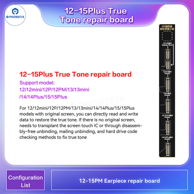 i2C A8S Programmer Original Screen True Tone repair For iPhone 6-16 Pro Max