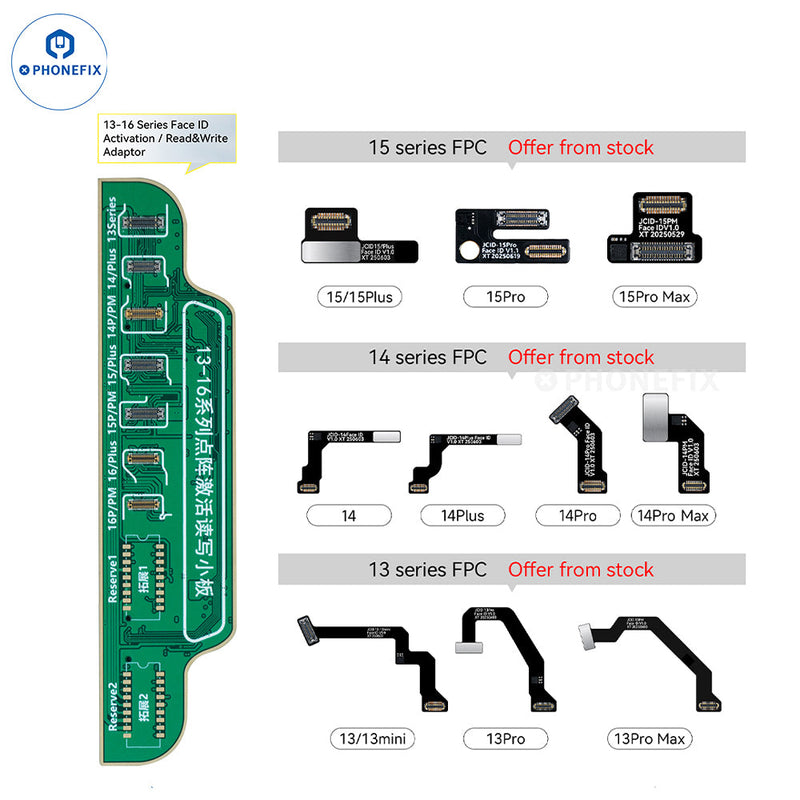 JC Dot Matrix Tag-on FPC Cable For iPhone 13-16 Pro Max Repair