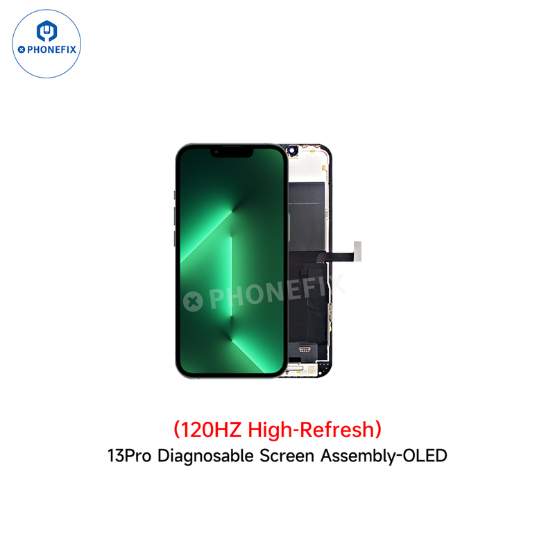 JCID Diagnosable OLED Screen For iPhone 12-16 No IC Transfer Required