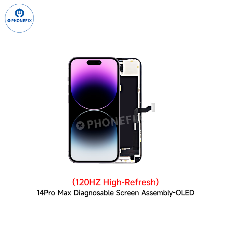 JCID Diagnosable OLED Screen For iPhone 12-16 No IC Transfer Required