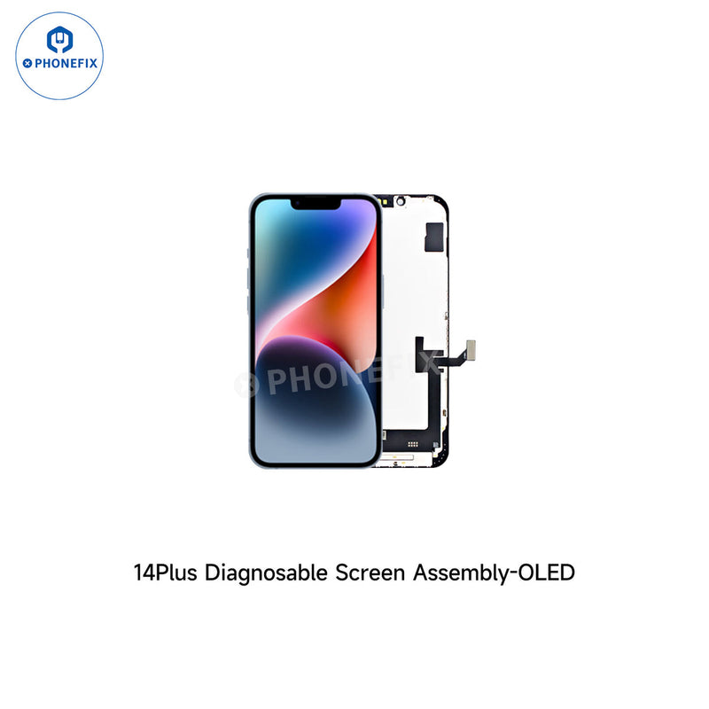JCID Diagnosable OLED Screen For iPhone 12-16 No IC Transfer Required