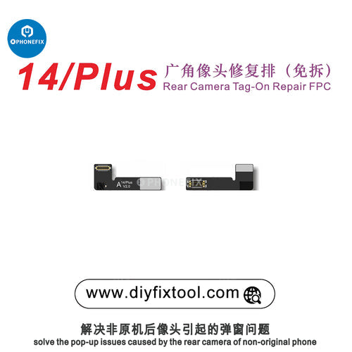 AY A108 Non-Removal Rear Camera Tag-on Repair FPC For iPhone
