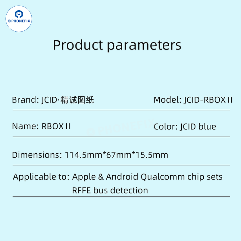 JCID RBOX2 Bus Analyzer For Phone Signal Failure Detection