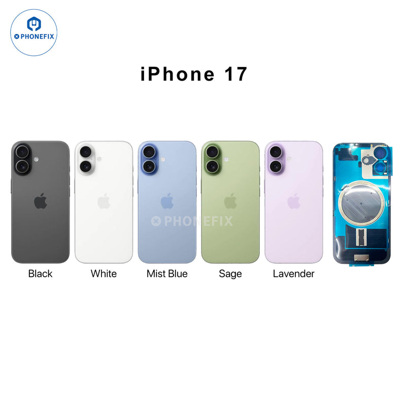 Phone Rear Cover Glass With Magsafe Magnet For iPhone 17/Air/17 Pro Max