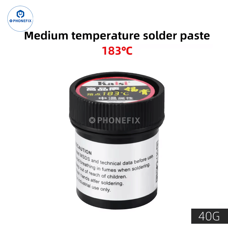 Lead Free Solder Paste 217℃ 183℃ 138℃ Low Medium High Temperature