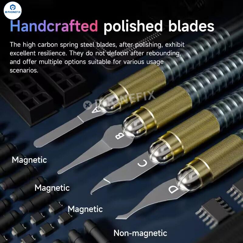 XZZ D004 IC Glue Removal Blade Phone CPU ECU IC Polishing Tool