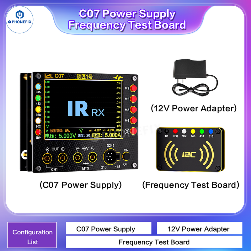 i2C C07 Locksmith NO.1 Vehicle Remote Control Frequency Tester