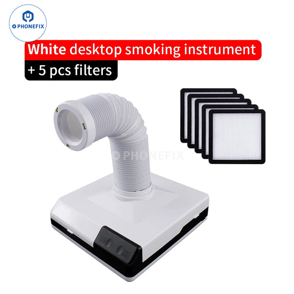 Desktop Mini Soldering Smoke Absorber Fume Extractor Air Filter