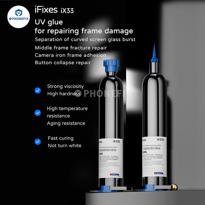 iFixes UV Glue Adhesive Fixes Phone Frame Screen Back Cover