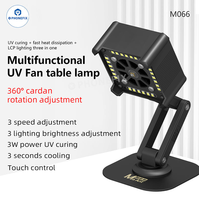 Aixun UV Lamp Phone Motherboard UV Glue Curing Light With Fan