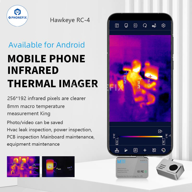 Hawkeye RC-4 Infrared Thermal Imager Phone PCB Failures Diagnosis