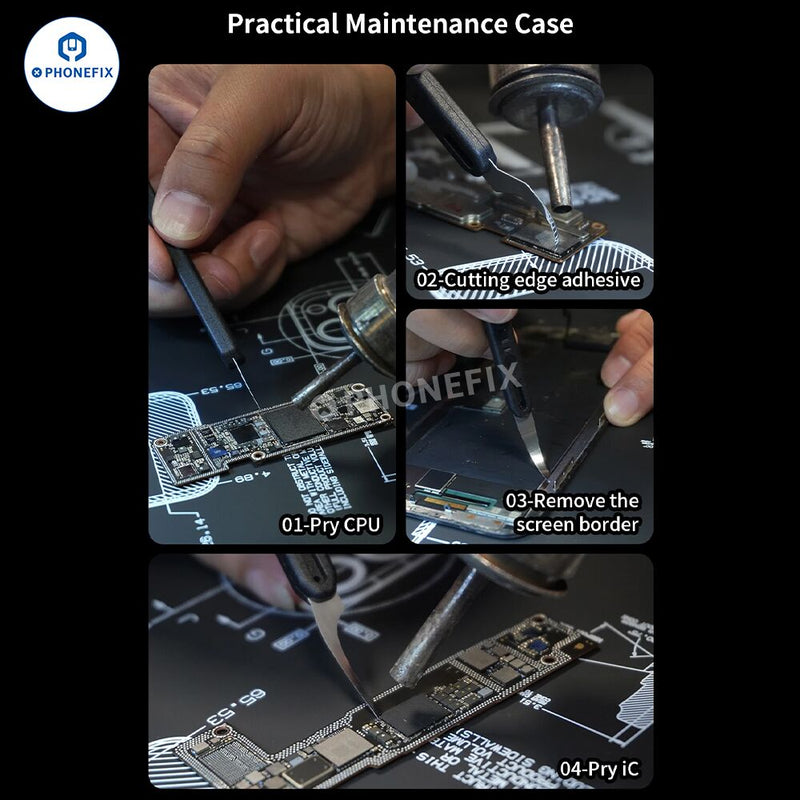 MECHANIC Quick Edge 7 Rework Blade Set Phone PCB BGA Repair Tool