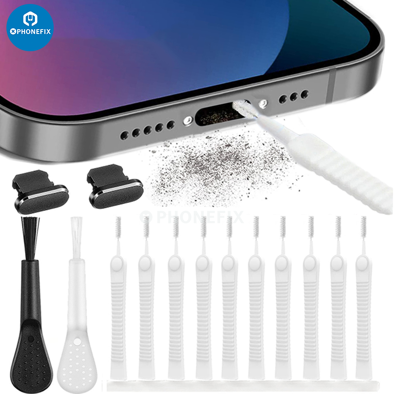 13 in 1 Tablets PC Keyboard Dust Cleaning Tool Phone Port Dust Plug