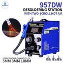 MECHANIC 957DW Intelligent Digital Dual-Scroll Hot Air Rework Station