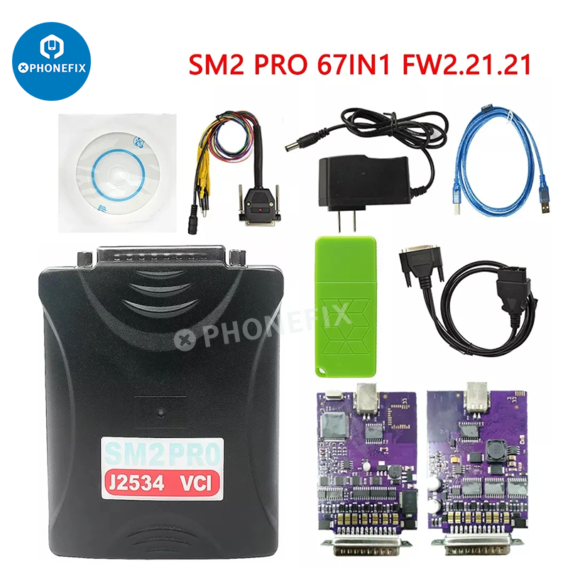 SM2 PRO J2534 VCI Pcmflash Programmer ECU Data Read Write Tool