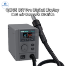 QUICK 861 Pro Smart Voice Control Hot Air Gun Rework Soldering Station