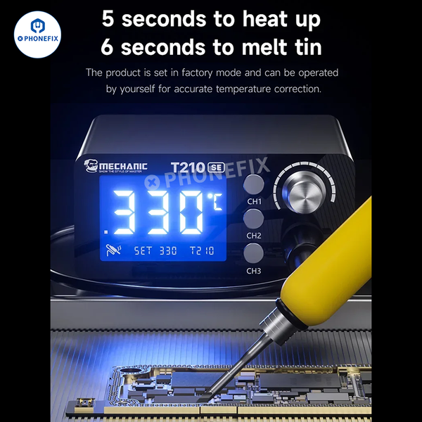 Mechanic T12 Pro Soldering Station For Motherboard IC Welding Repair